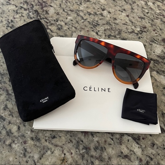 Celine Sunglasses - D Top Oversized Brown Tortoise main image 4